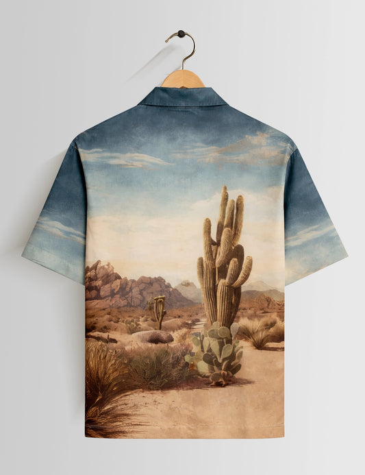 Cactus Mountain Mens Vintage Shirt - XPST
