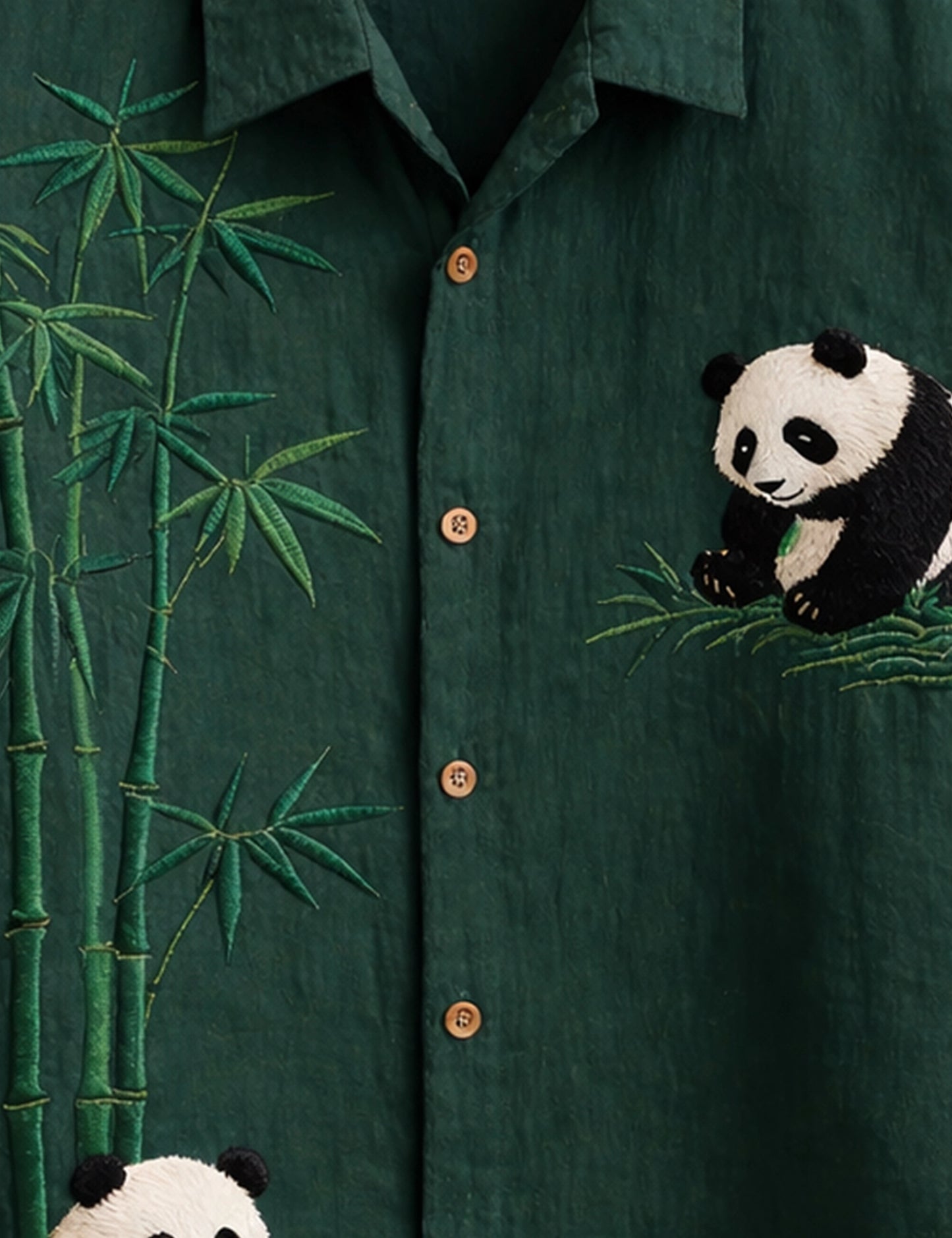 Green Panda Mens Vintage Shirt - XPST