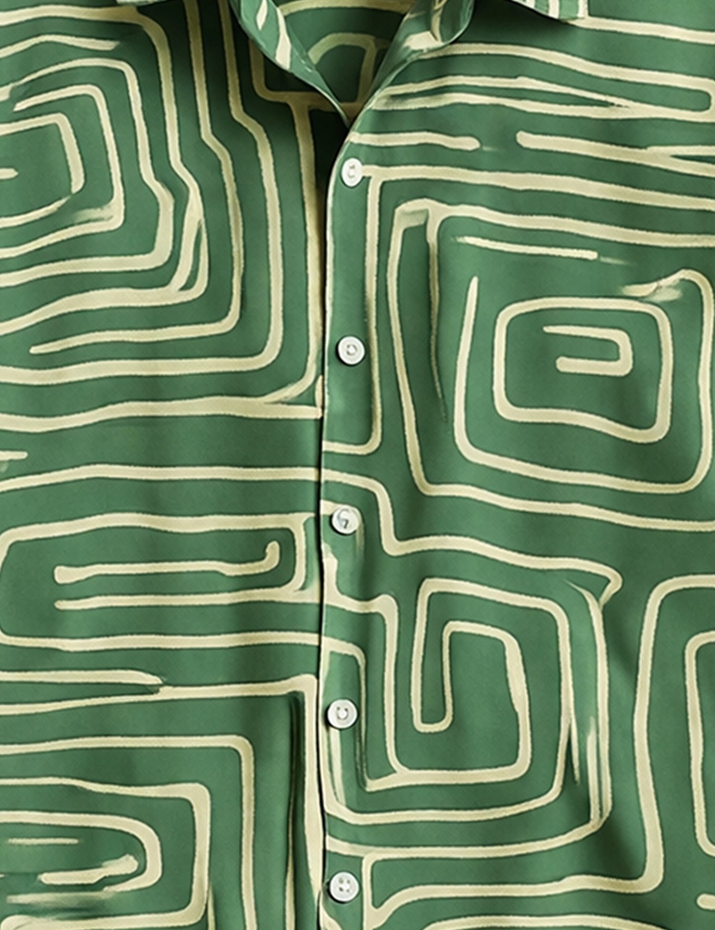 illusion Square Mens Vintage Shirt - XPST