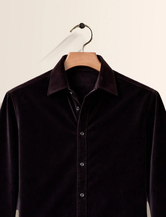 Black Color Premium Signature Shirt β Elegant Texture & Luxurious Finish - XPST