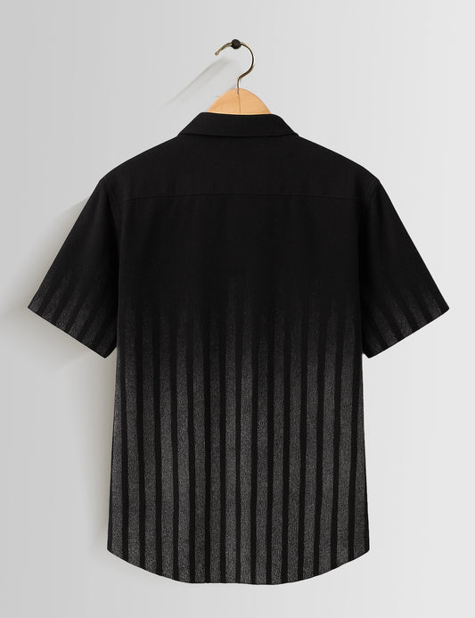 Black Shading Mens Vintage Shirt - XPST