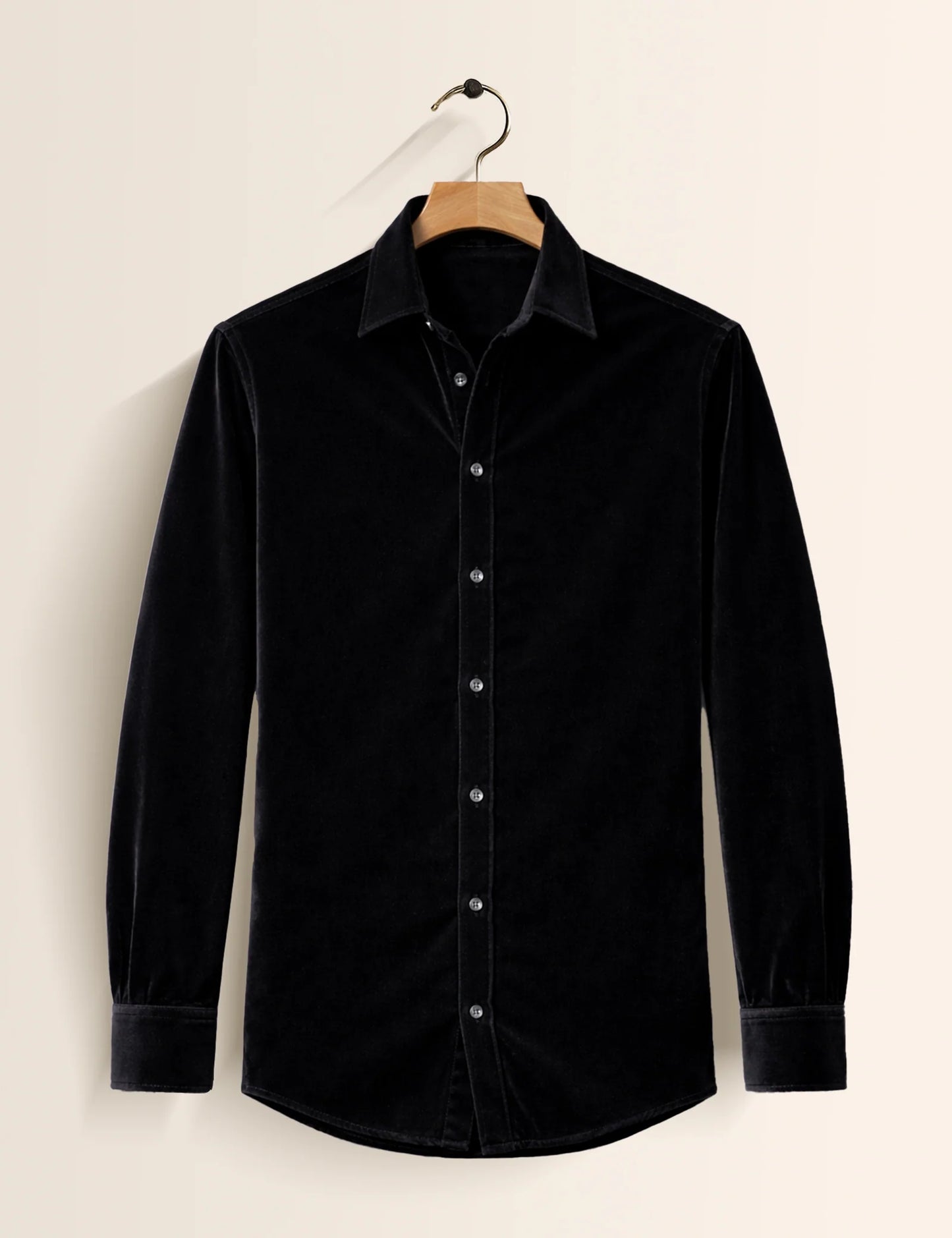Black Color Premium Signature Shirt – Elegant Texture & Luxurious Finish - XPST