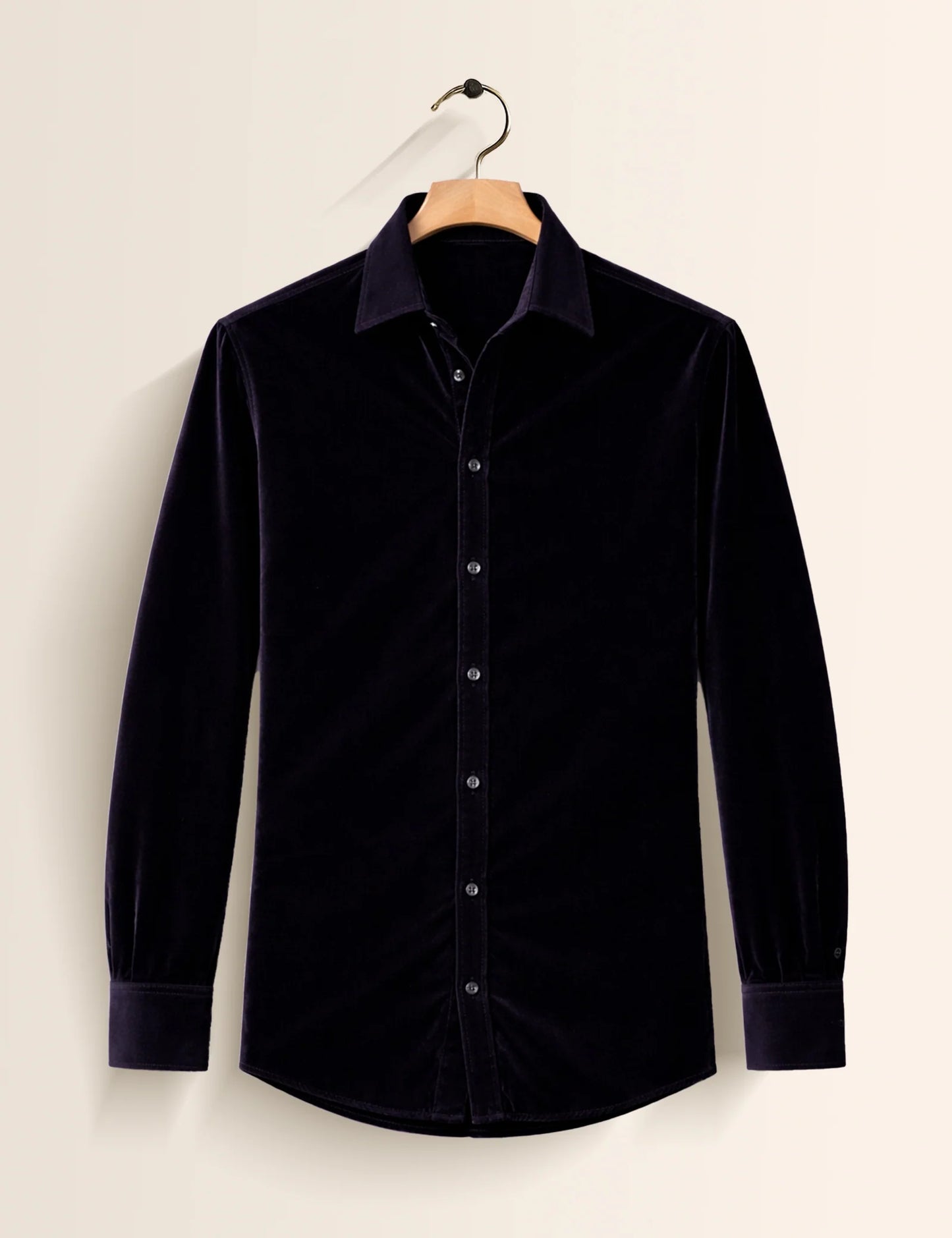 Black Color Premium Signature Shirt – Elegant Texture & Luxurious Finish - XPST