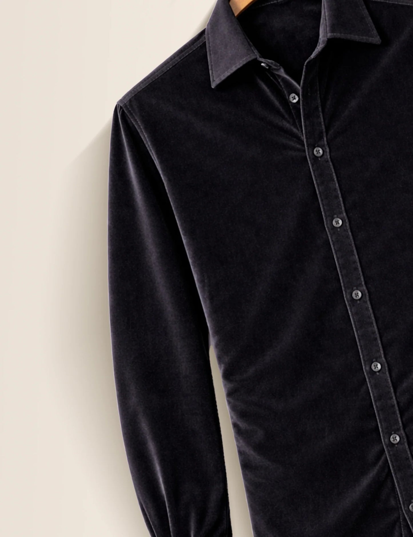 Black Color Premium Signature Shirt – Elegant Texture & Luxurious Finish - XPST