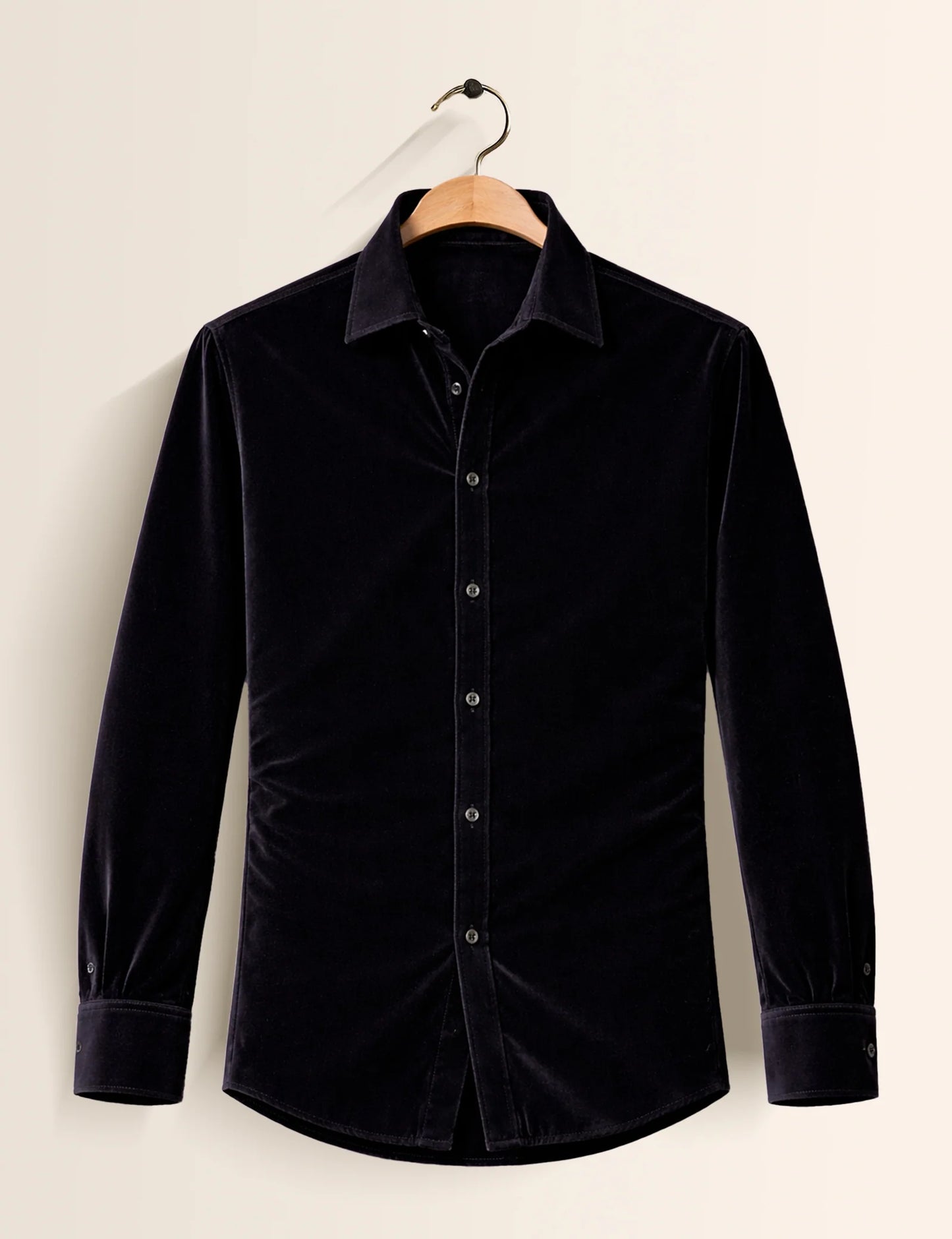 Black Color Premium Signature Shirt – Elegant Texture & Luxurious Finish - XPST
