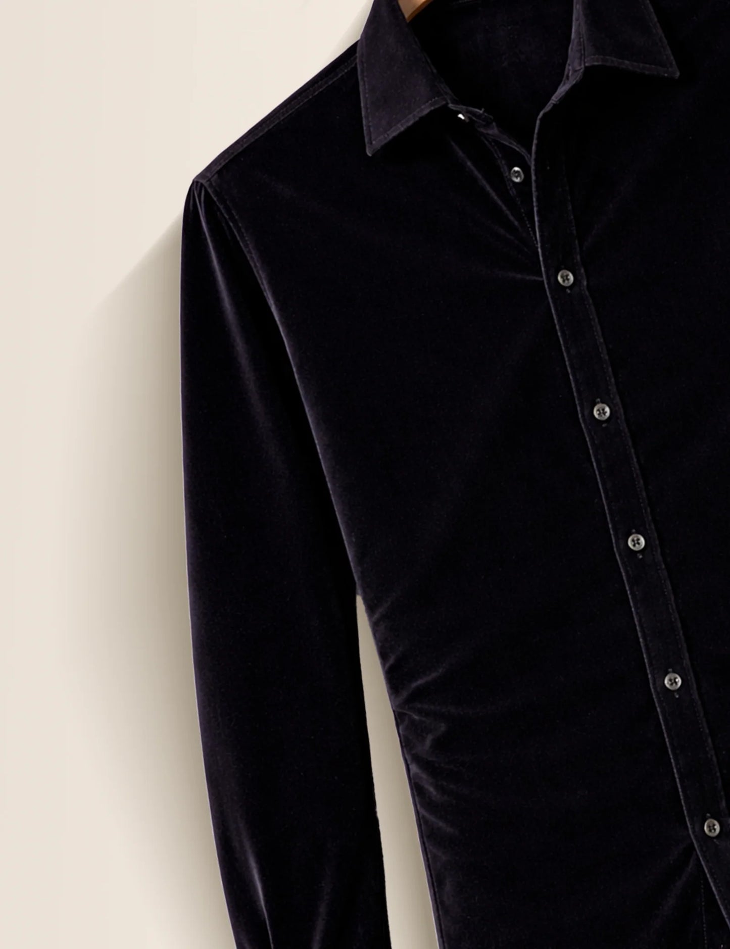 Black Color Premium Signature Shirt – Elegant Texture & Luxurious Finish - XPST