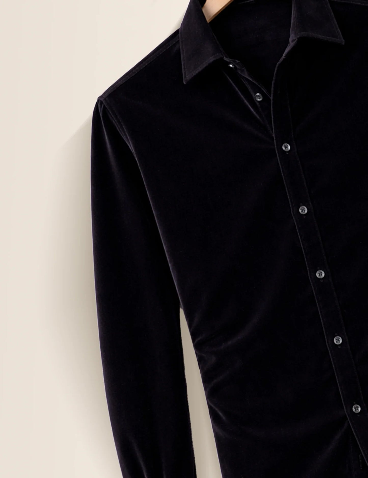 Black Color Premium Signature Shirt – Elegant Texture & Luxurious Finish - XPST
