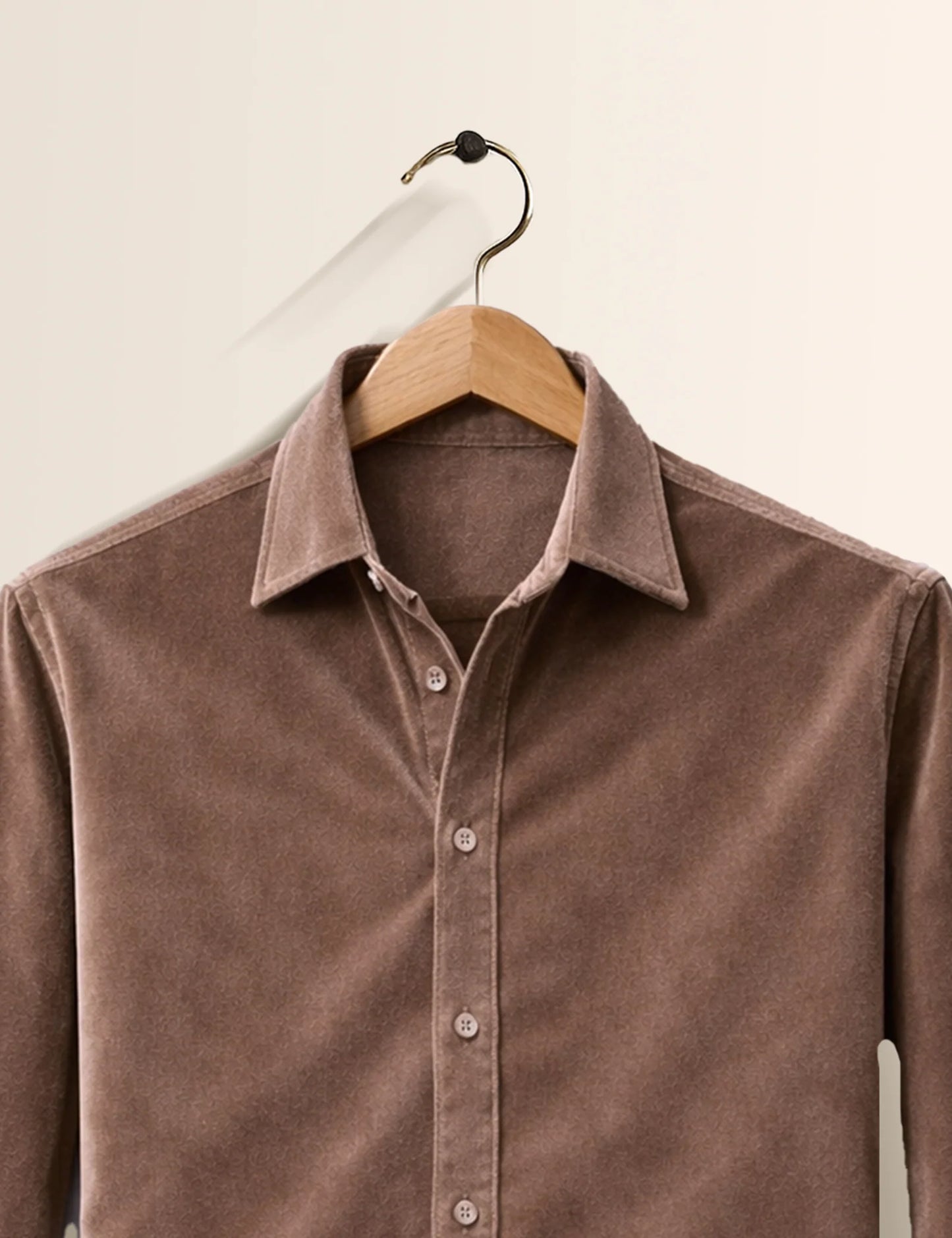 Brown Color Premium Signature Shirt – Elegant Texture & Luxurious Finish - XPST