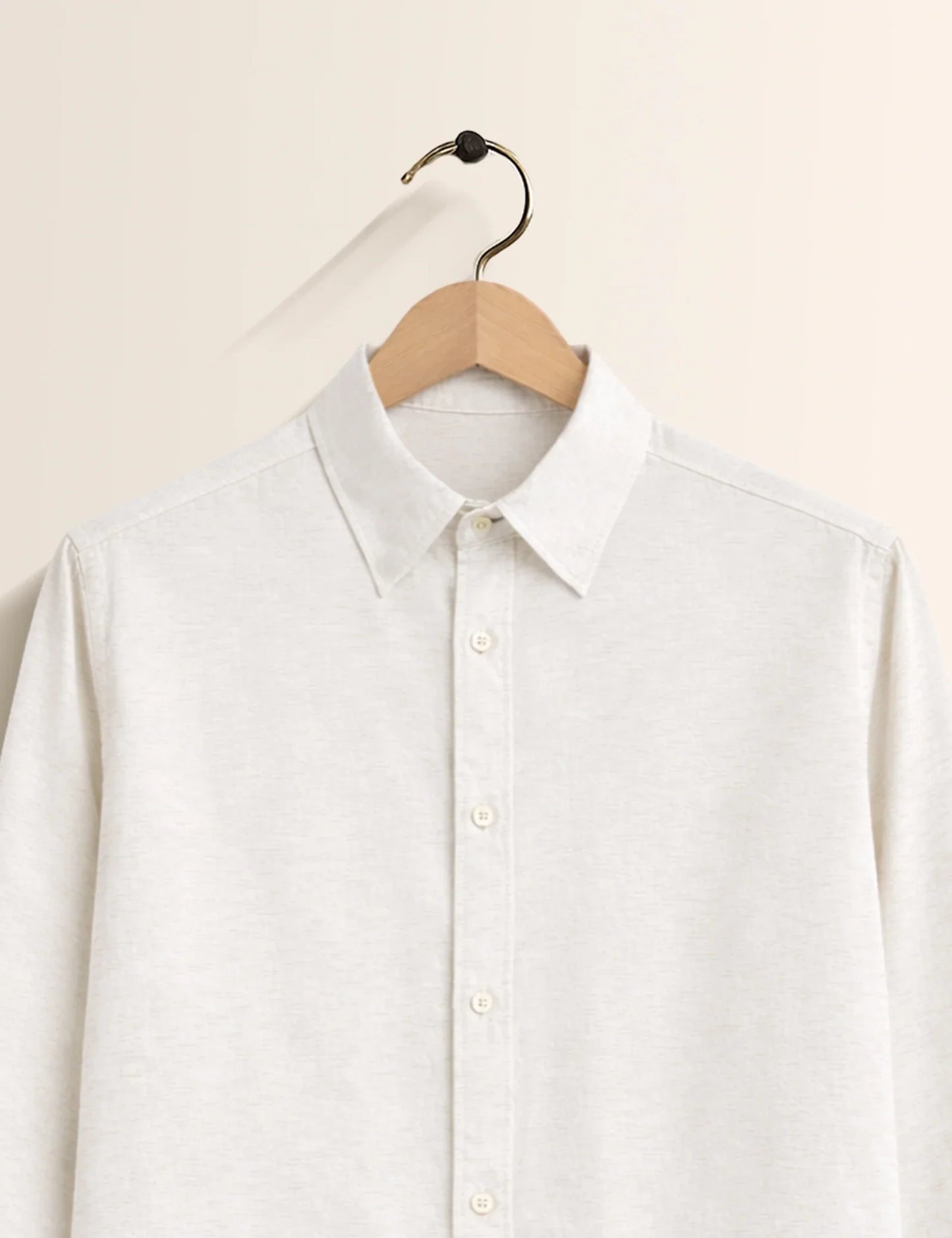 White Bottom Petals Premium Full Sleeves Mens Shirt