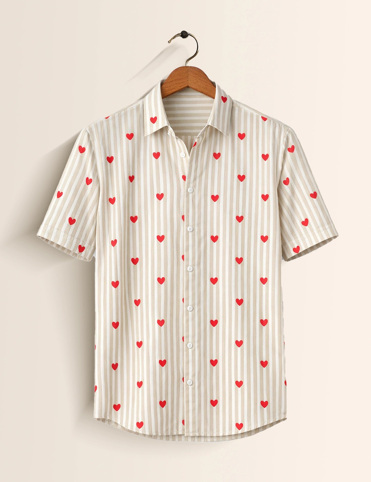 Cupid's whisper Striped Printed Mens Shirt - XPST