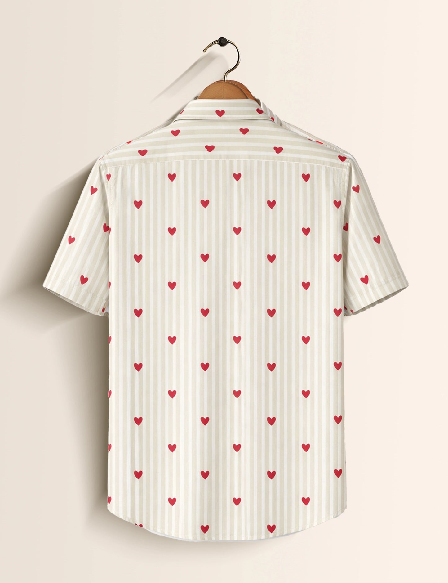 Cupid's whisper Striped Printed Mens Shirt - XPST