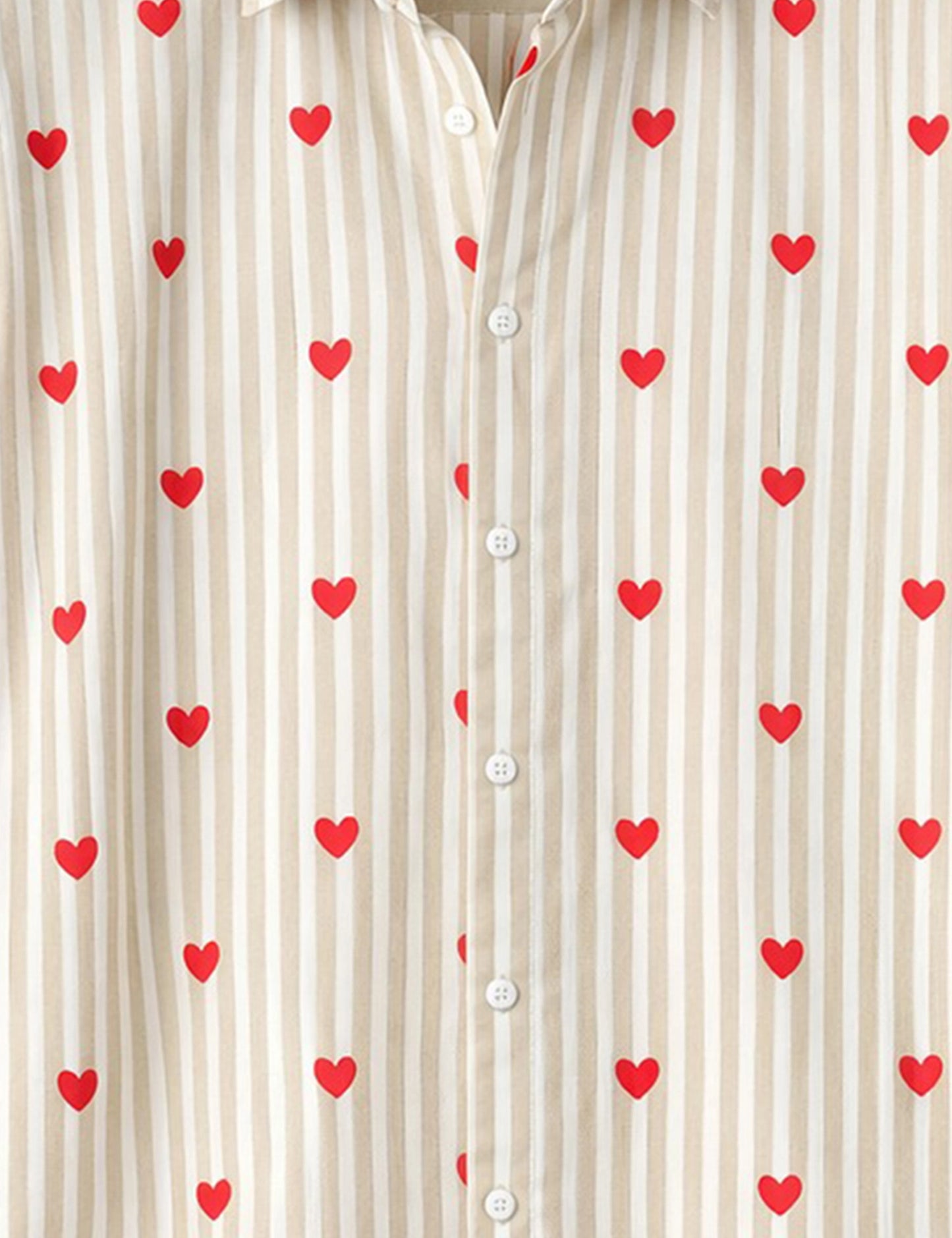 Cupid's whisper Striped Printed Mens Shirt - XPST